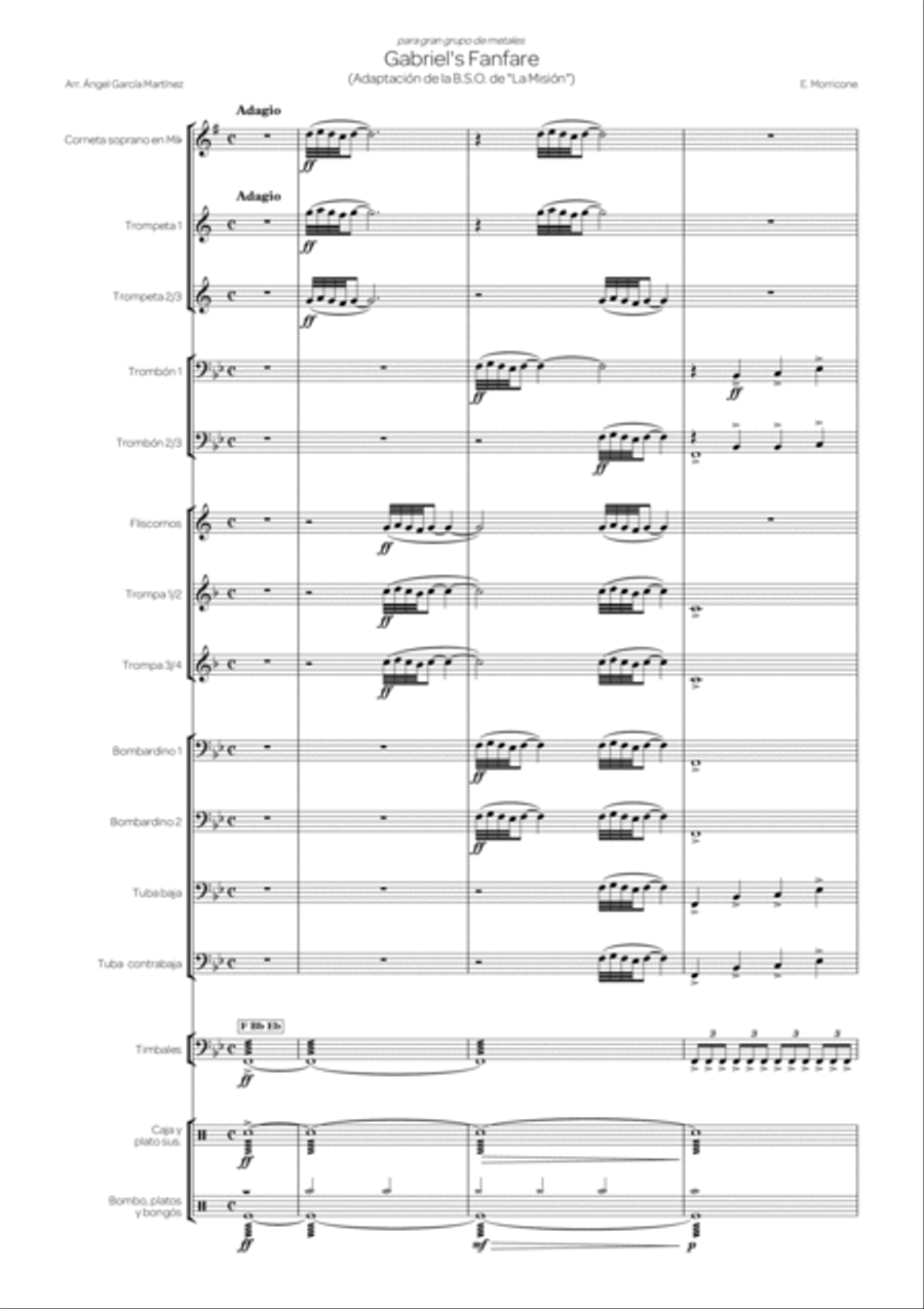 Gabriel's Oboe Euphonium scores gallery preview page 5