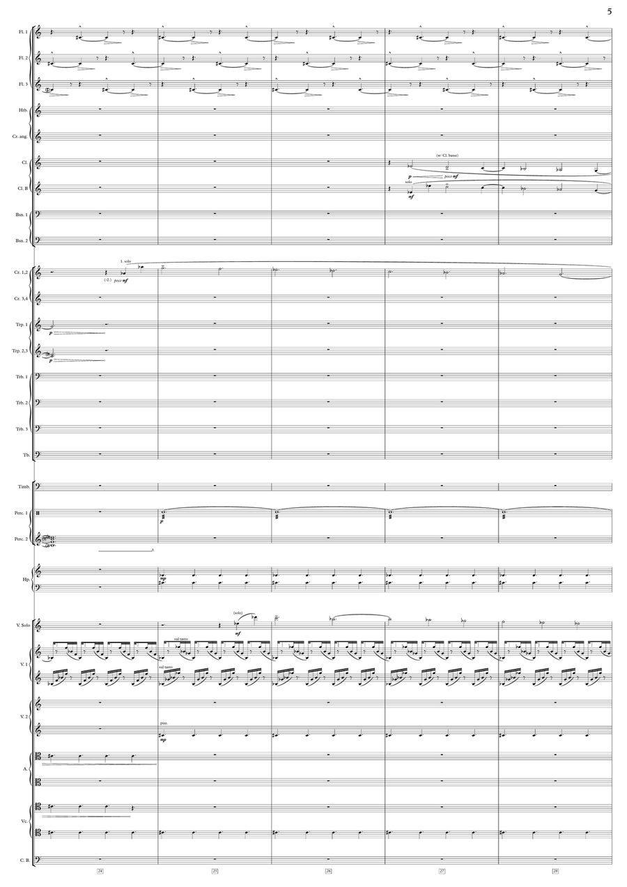 Sortilèges - Score Only Full Orchestra scores gallery preview page 5