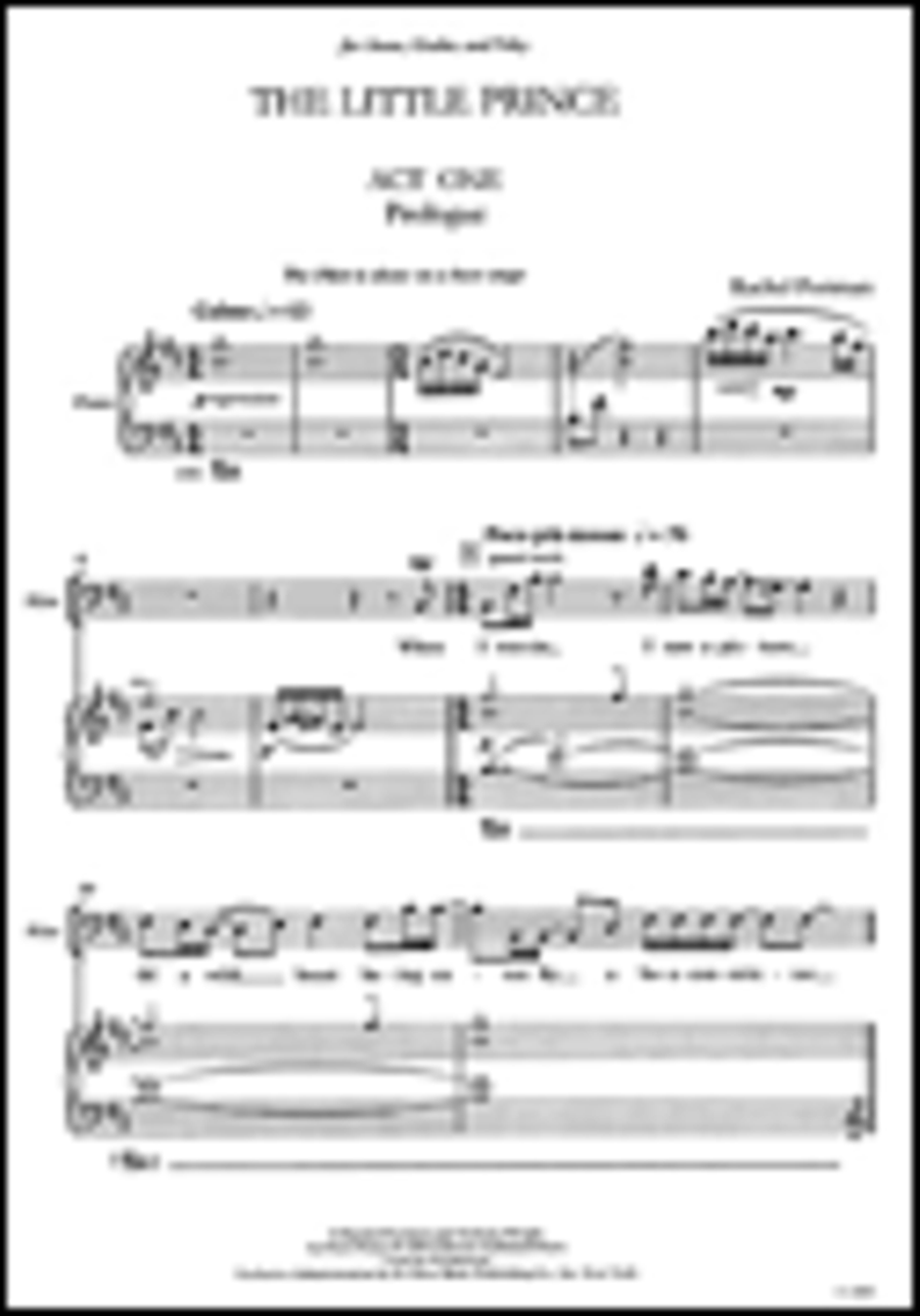 The Little Prince 4-Part scores gallery preview page 1