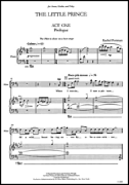 The Little Prince by Rachel Portman 4-Part - Sheet Music
