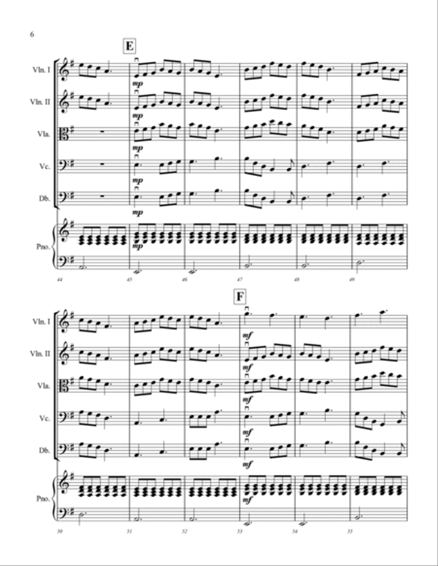 The Climb String Orchestra scores gallery preview page 6