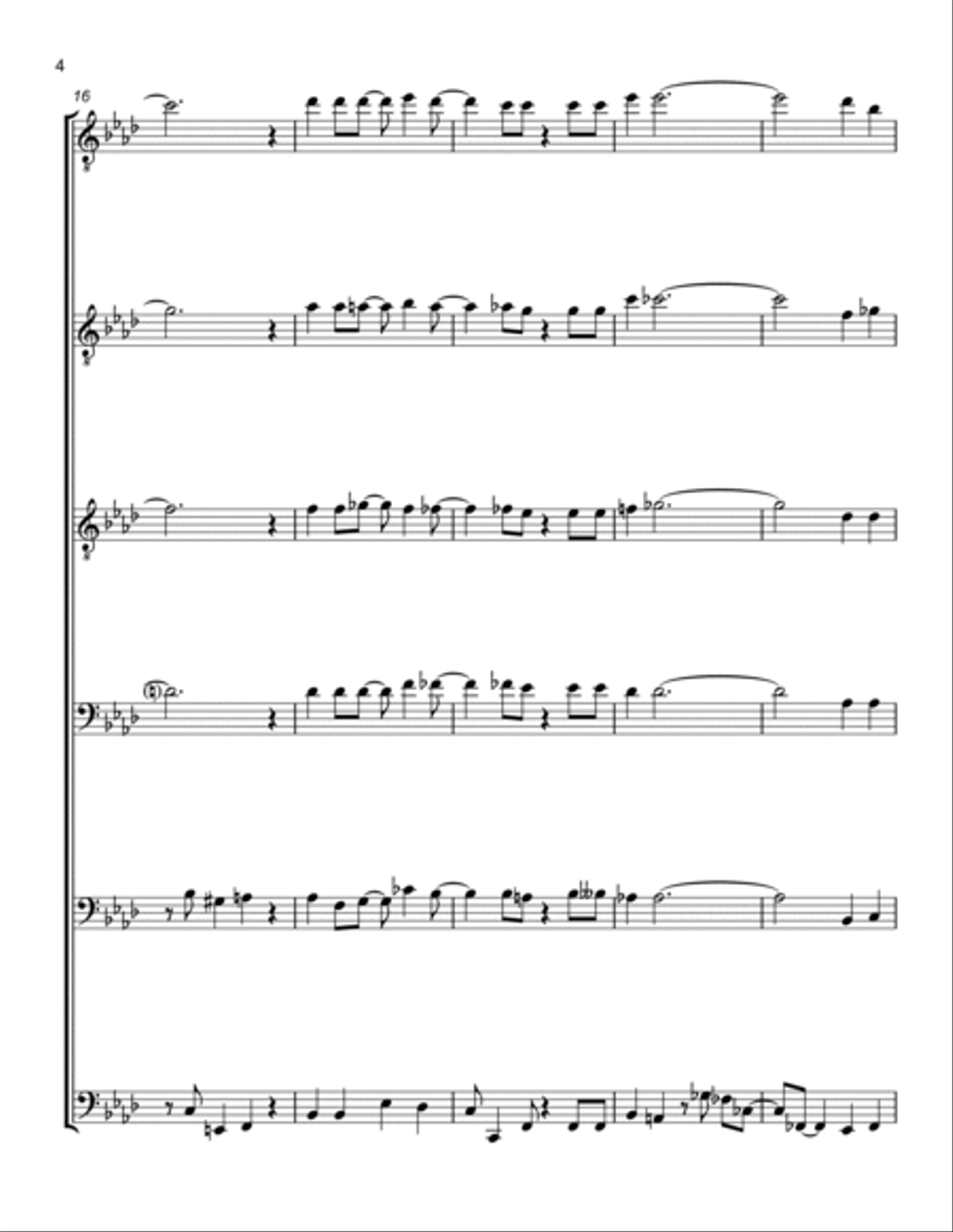 Jingle Bells Voice Solo scores gallery preview page 4
