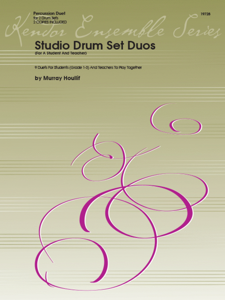 Studio Drum Set Duos (For A Student And Teacher)