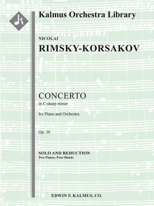 Concerto for Piano in C-sharp minor, Op. 30