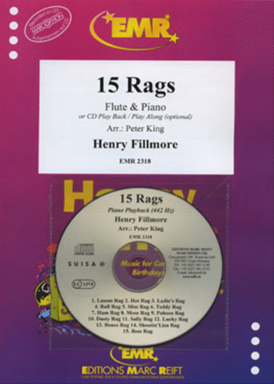 15 Rags Flute Solo scores gallery preview page 1