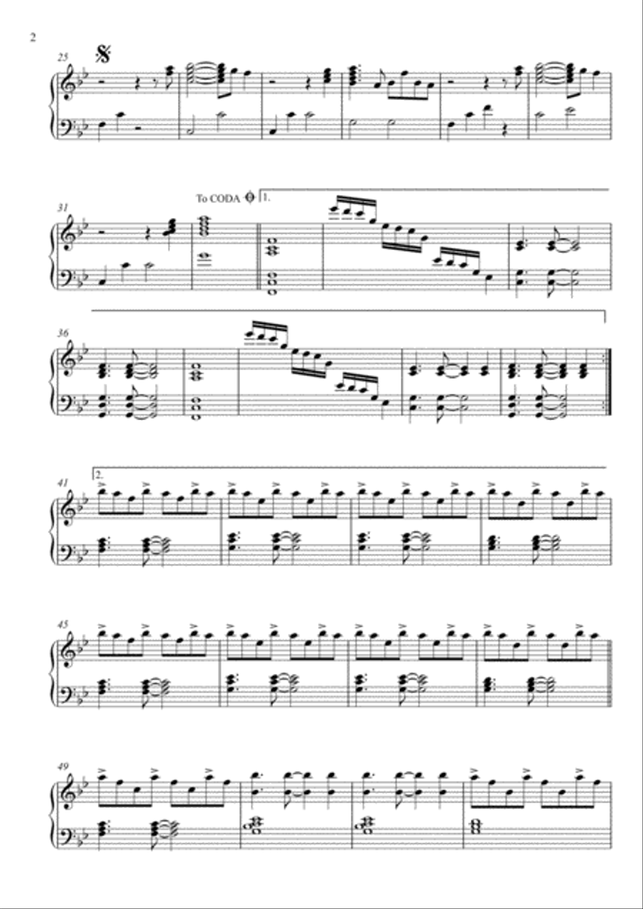 Clocks Harp scores gallery preview page 2