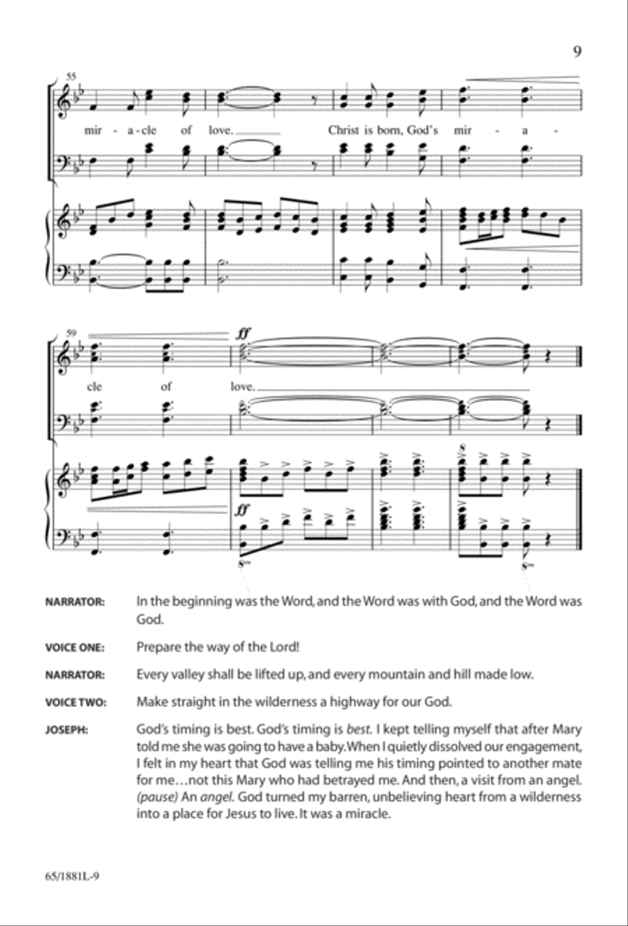 A Very Special Night A Very Special Night Unison Choir scores gallery preview page 11