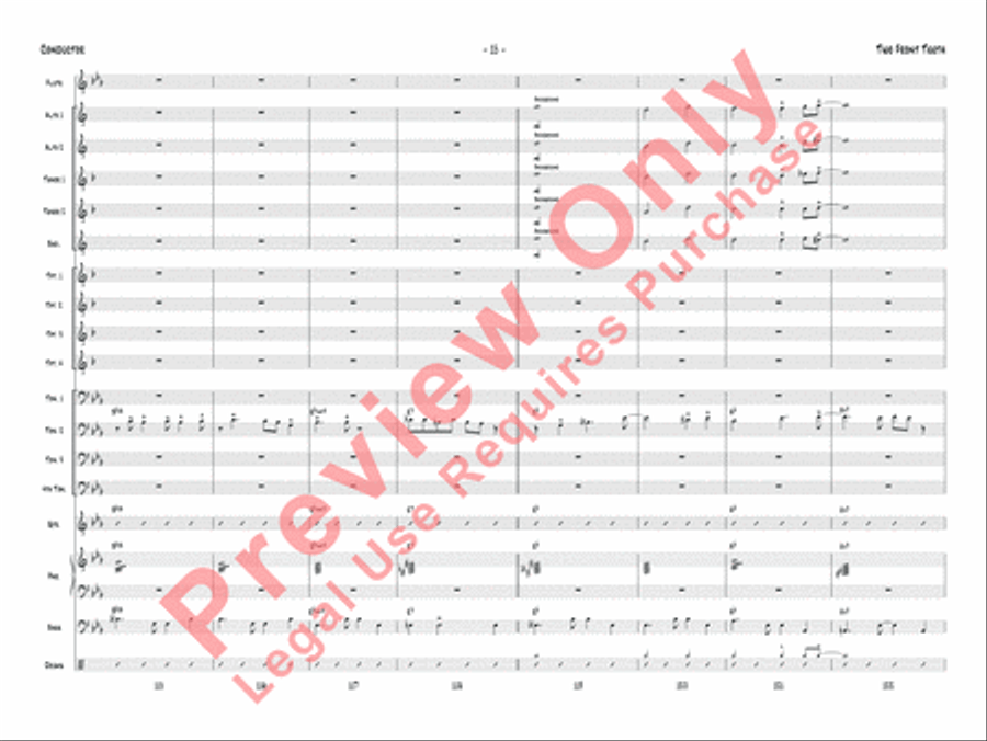 Two Front Teeth Two Front Teeth Jazz Ensemble scores gallery preview page 18