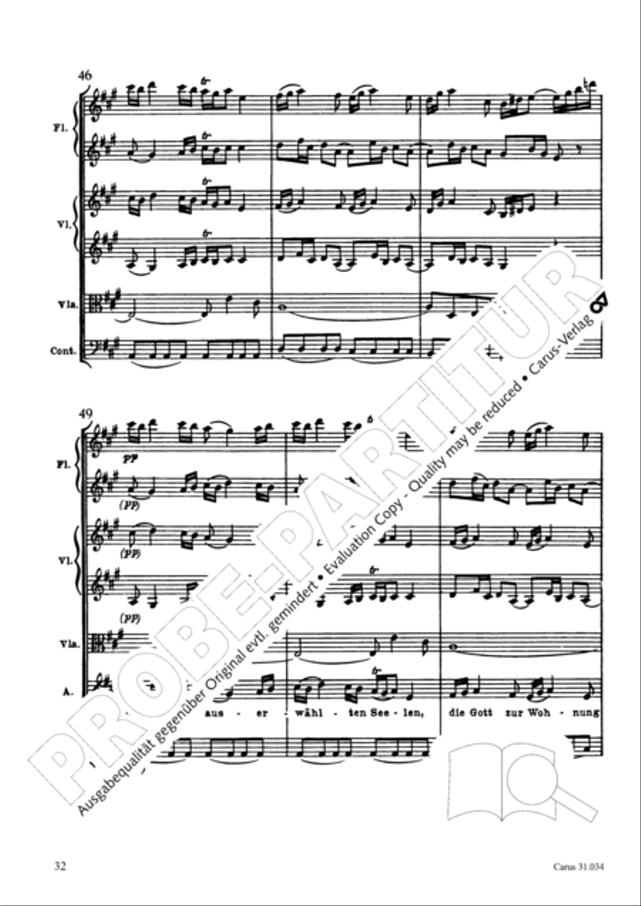 O fire everlasting (O ewiges Feuer, o Ursprung der Liebe) ATB scores gallery preview page 47