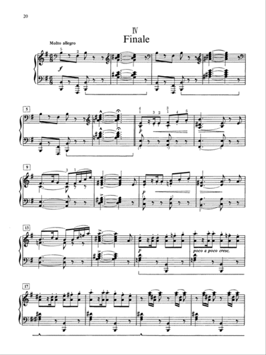 Grieg: Sonata in E Minor, Opus 7 Small Ensemble scores gallery preview page 5