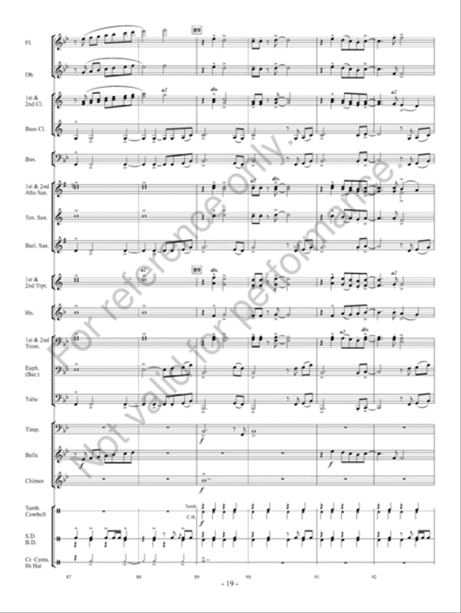 O Come All Ye Faithful Concert Band scores gallery preview page 20