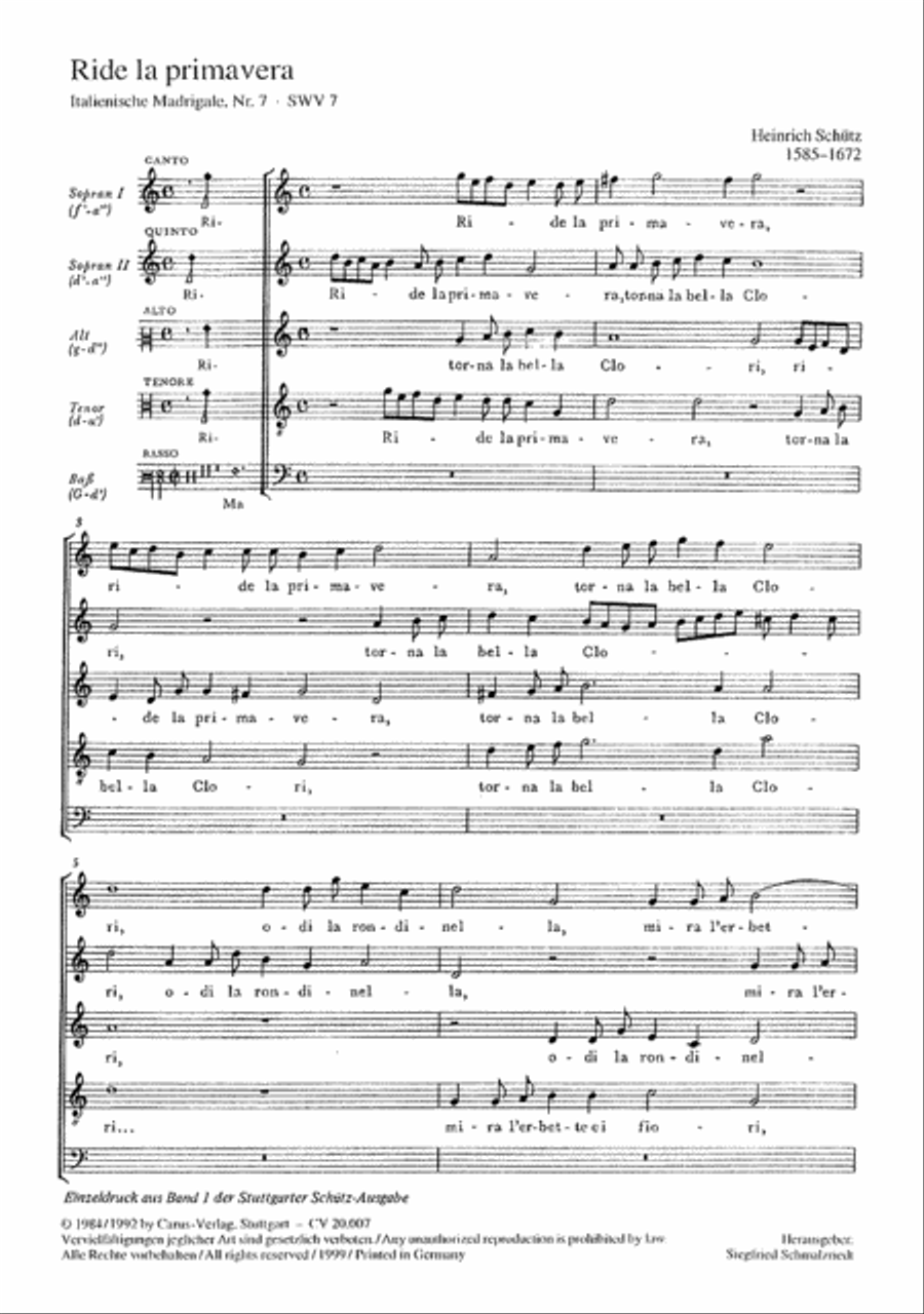 The spring laughs SSATB scores gallery preview page 1