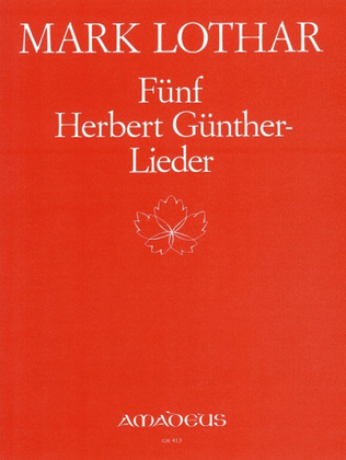 5 songs from Herbert Günther op. 88