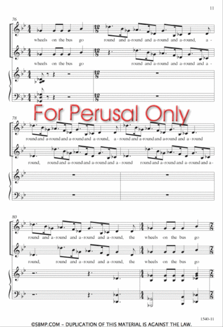 KidSong - SA Octavo SA scores gallery preview page 10