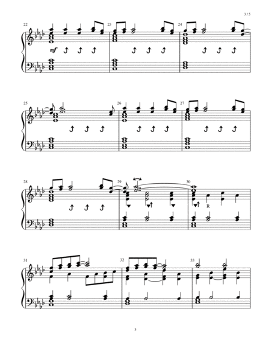 Only Time Handbell Choir scores gallery preview page 3