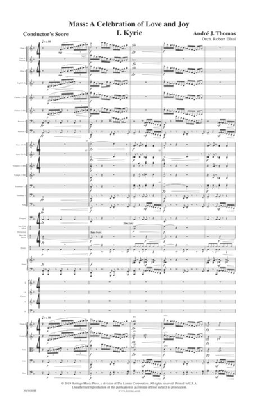 Mass: A Celebration of Love and Joy - Orchestra Score and Parts