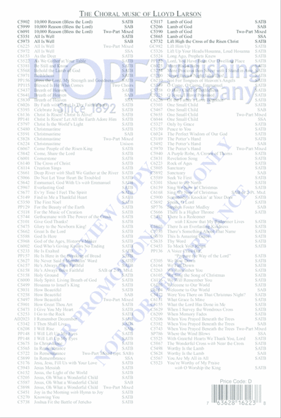 Rock of Ages Rock of Ages 4-Part scores gallery preview page 11