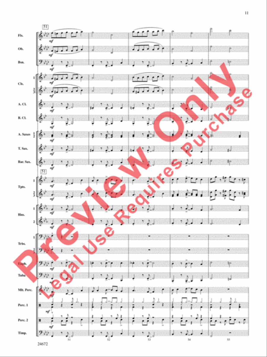 Buenaventura Concert Band scores gallery preview page 12