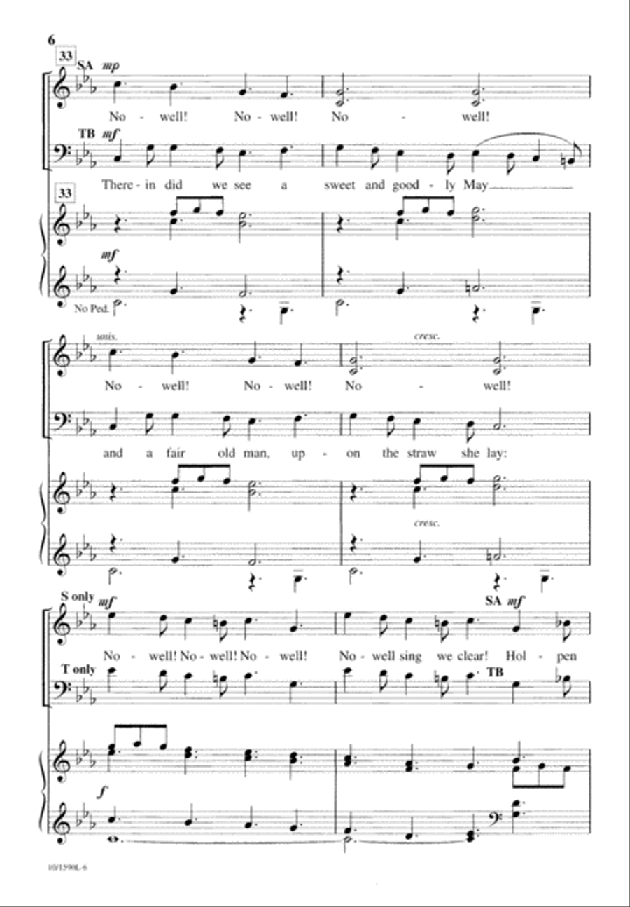 Masters in This Hall 4-Part scores gallery preview page 7