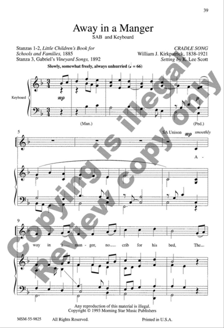 Coram Deo, Set I 3-Part scores gallery preview page 9