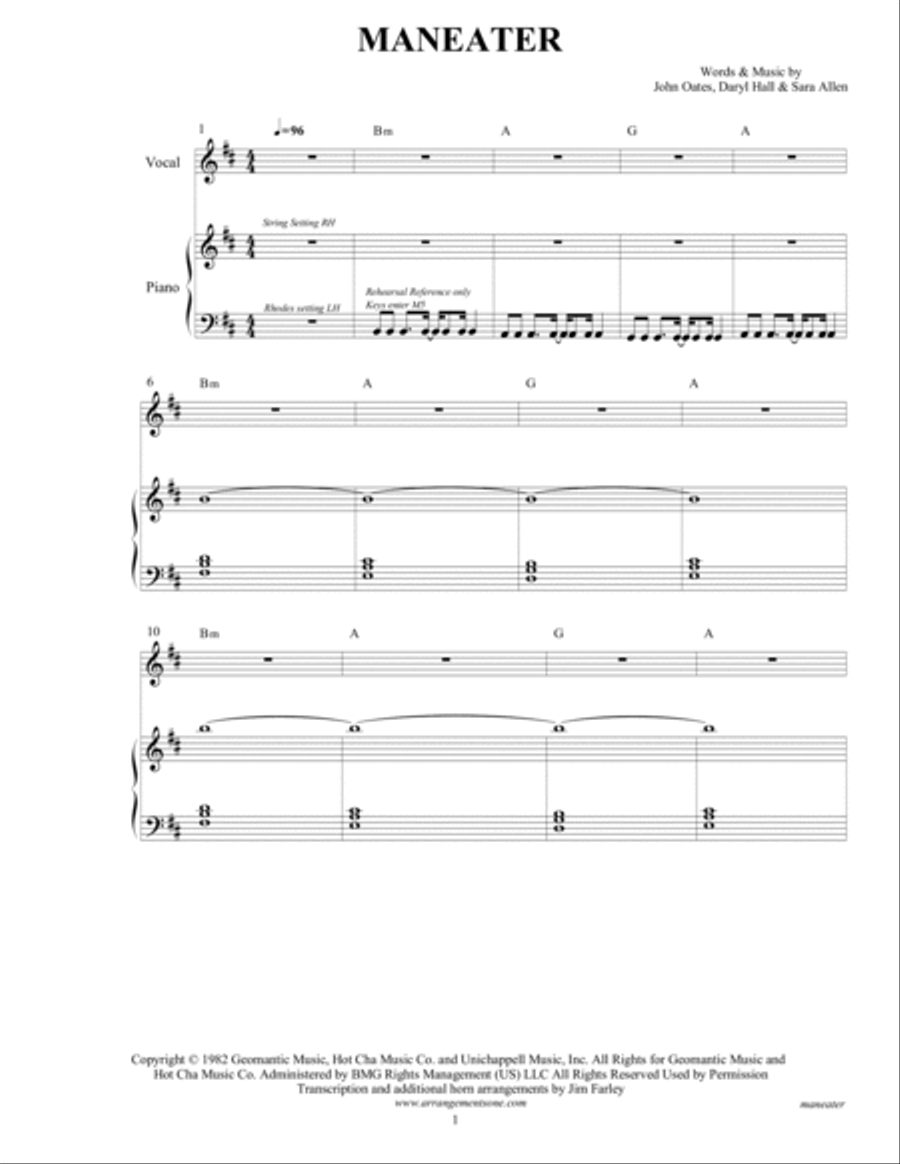 Maneater Voice scores gallery preview page 3