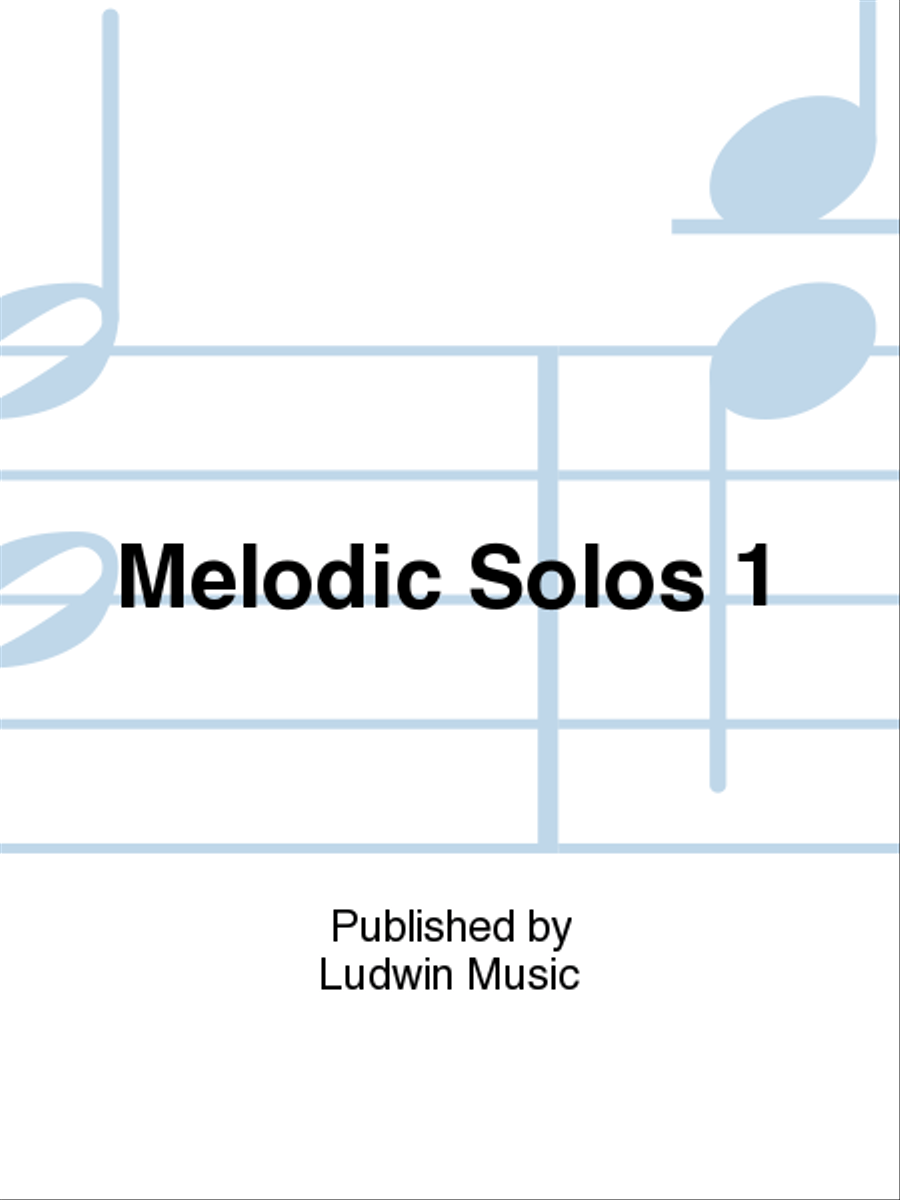 Melodic Solos 1 Piano Accompaniment scores gallery preview page 1