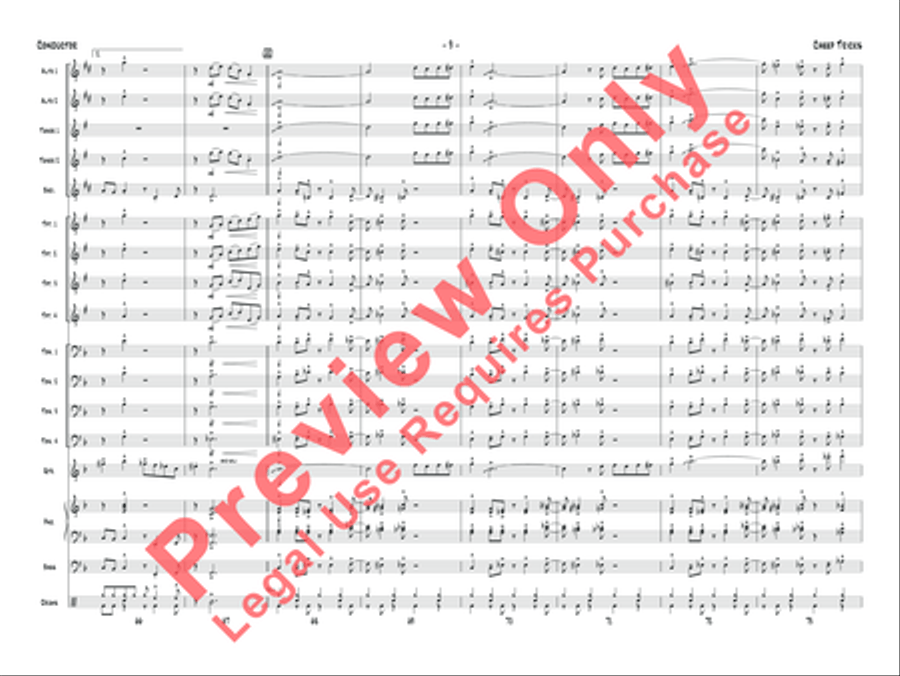 Cheep Tricks Cheep Tricks Jazz Ensemble scores gallery preview page 26