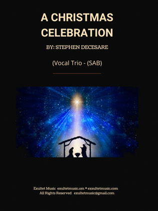 Book cover for A Christmas Celebration (Vocal Trio - (SAB)