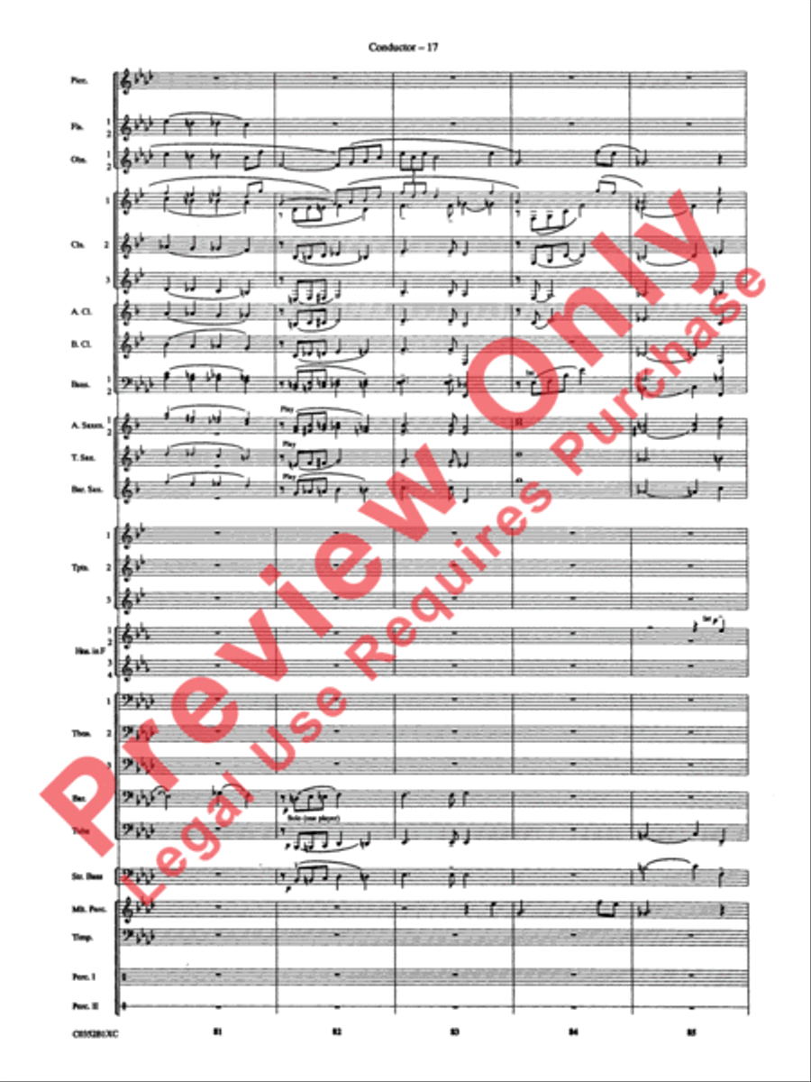 Duke Ellington! Duke Ellington! Concert Band scores gallery preview page 20
