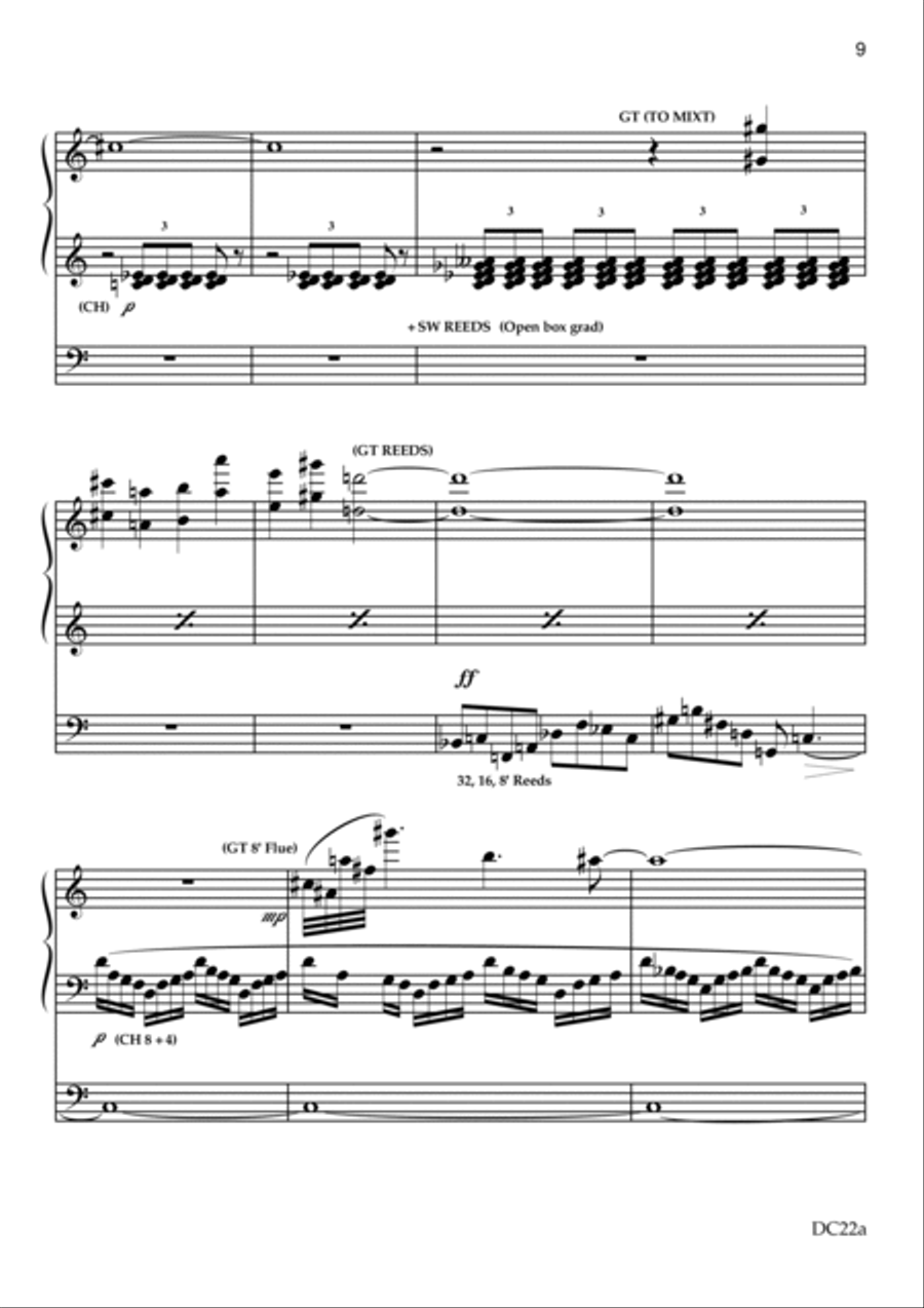 Postlude for Organ Organ Solo scores gallery preview page 2