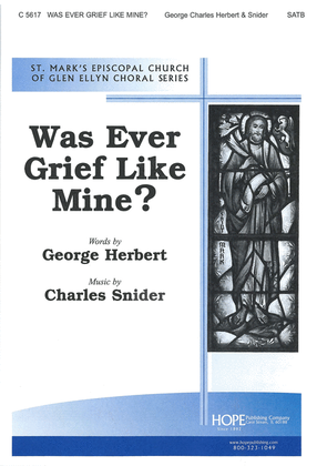 Book cover for Was Ever Grief Like Mine?