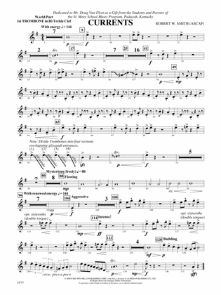 Currents: (wp) 1st B-flat Trombone T.C.