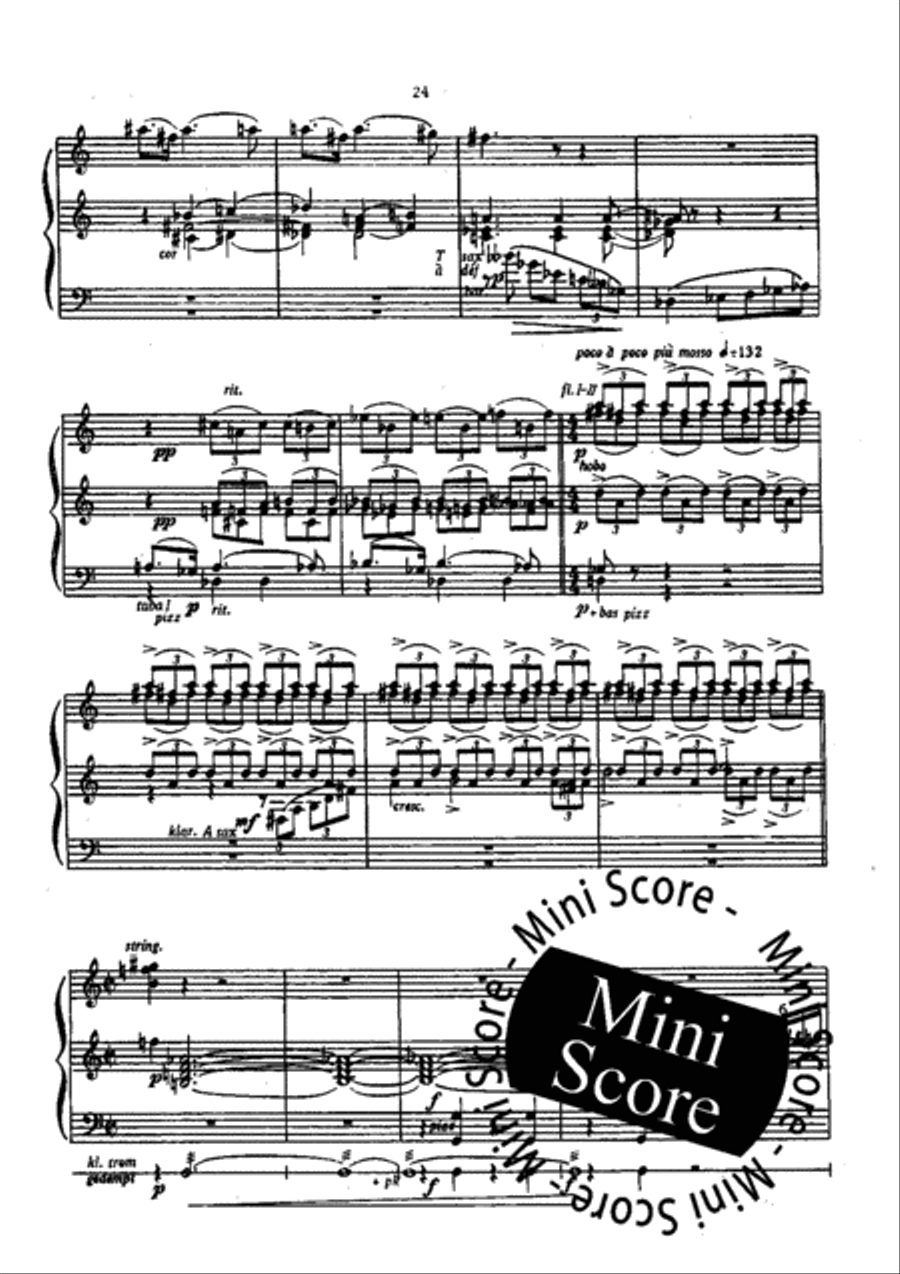 Cyrano de Bergerac Concert Band scores gallery preview page 28