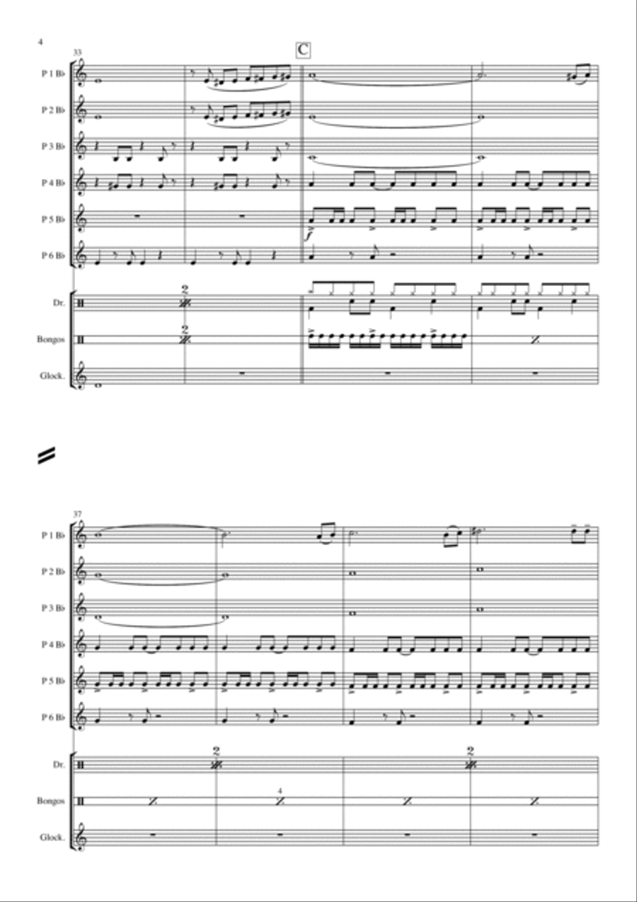 Misirlou Concert Band scores gallery preview page 4