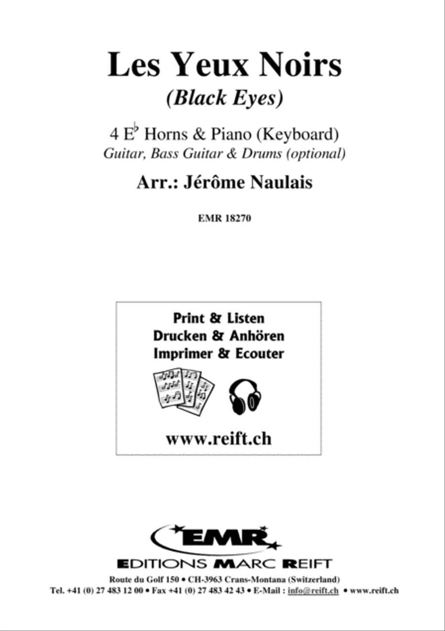 Les Yeux Noirs Horn scores gallery preview page 2