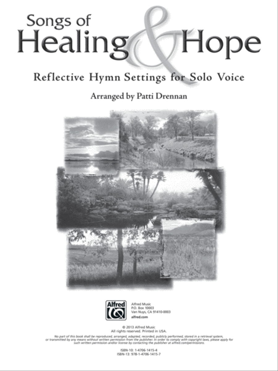 Songs of Healing & Hope Voice scores gallery preview page 2