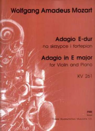 Book cover for Adagio In E Major