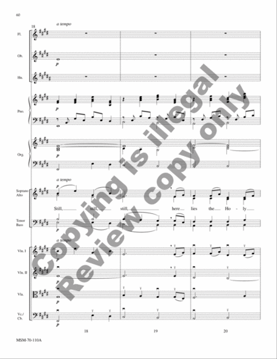 A Carol Suite (Chamber Orchestra Score) Choir scores gallery preview page 20