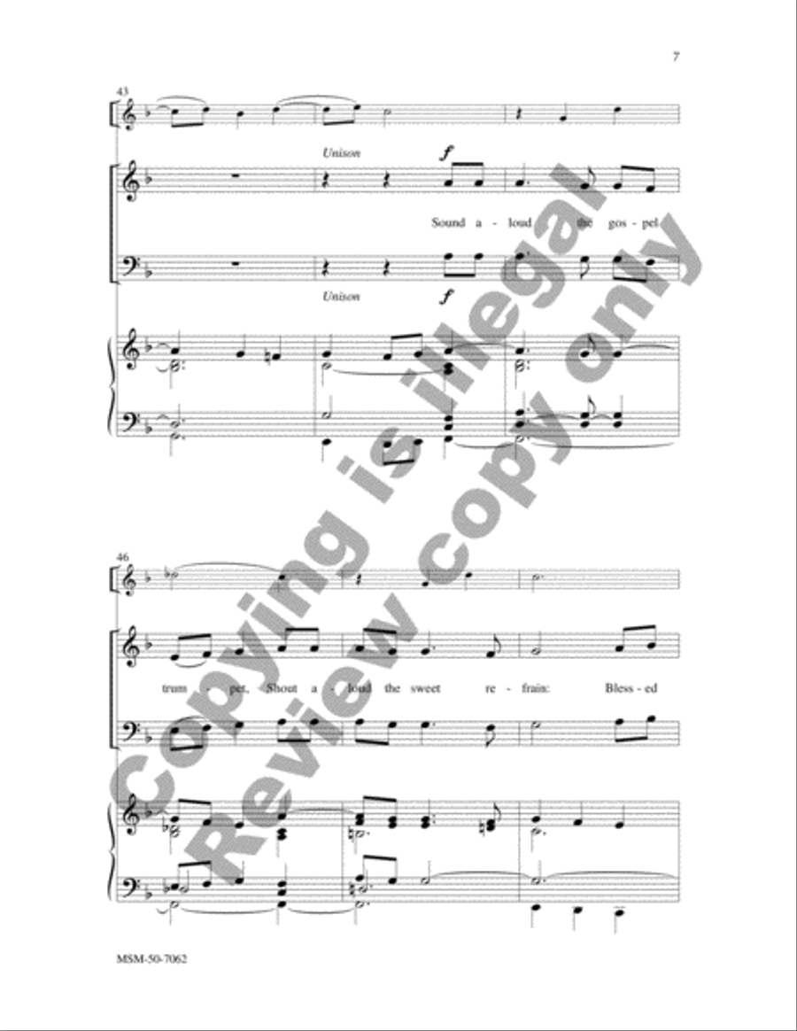Sing and Praise His Wondrous Love image number null
