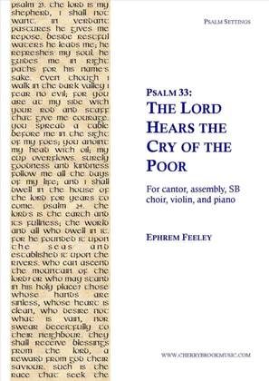 Psalm 33: The Lord Hears the Cry of the Poor