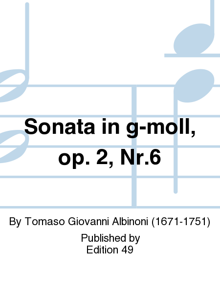 Sonata in g-moll, op. 2, Nr.6