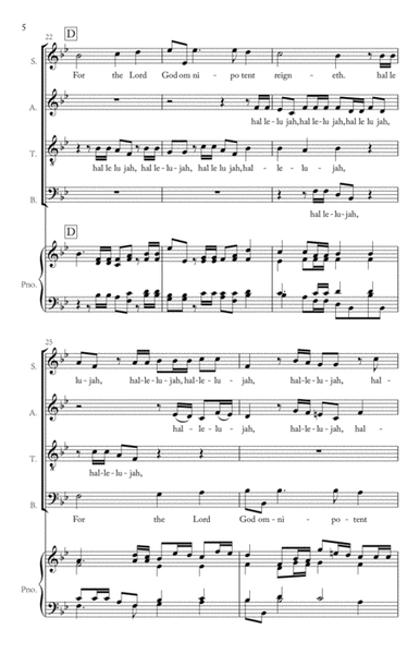 Hallelujah! (Handel) Key Bb image number null