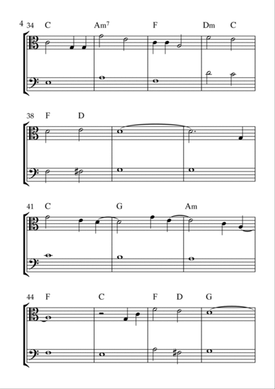 Can You Feel The Love Tonight Bassoon scores gallery preview page 4