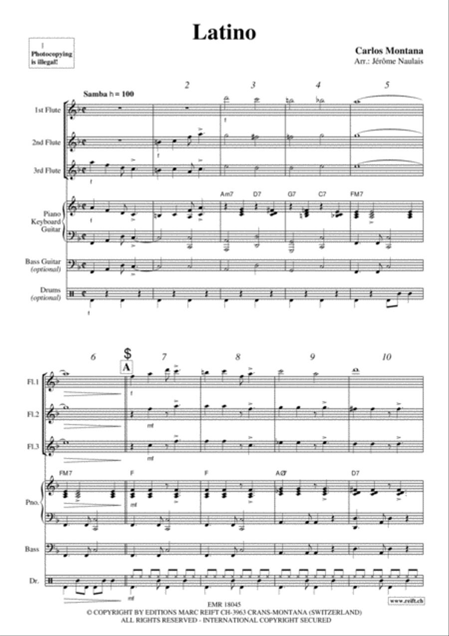 Latino Flute scores gallery preview page 3