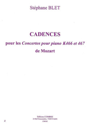 Book cover for Cadences pour les concertos pour K466 et K467 de Mozart