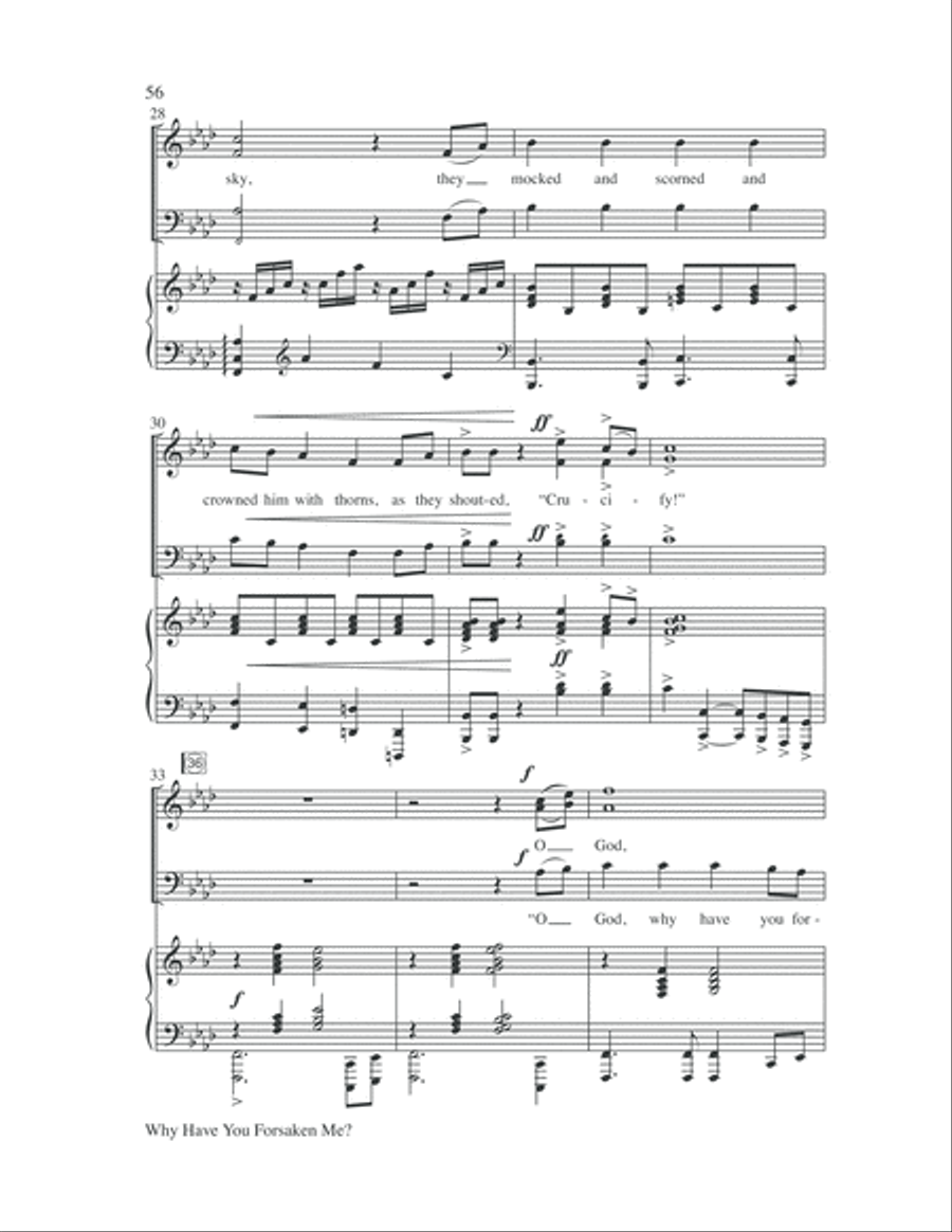 The Seven Last Days 4-Part scores gallery preview page 60