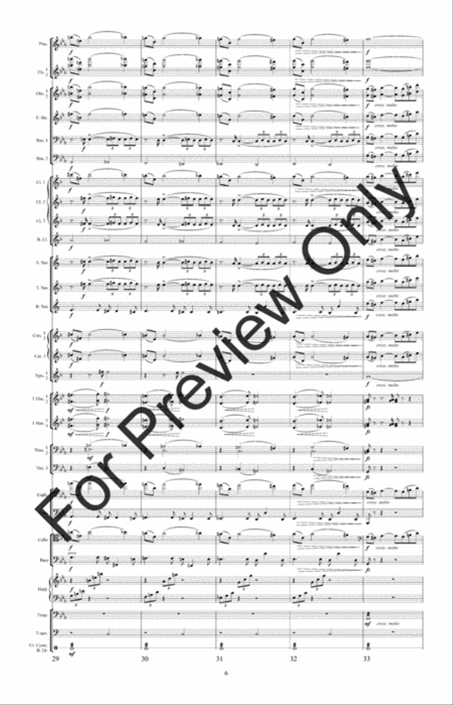 In Memoriam In Memoriam Concert Band scores gallery preview page 9