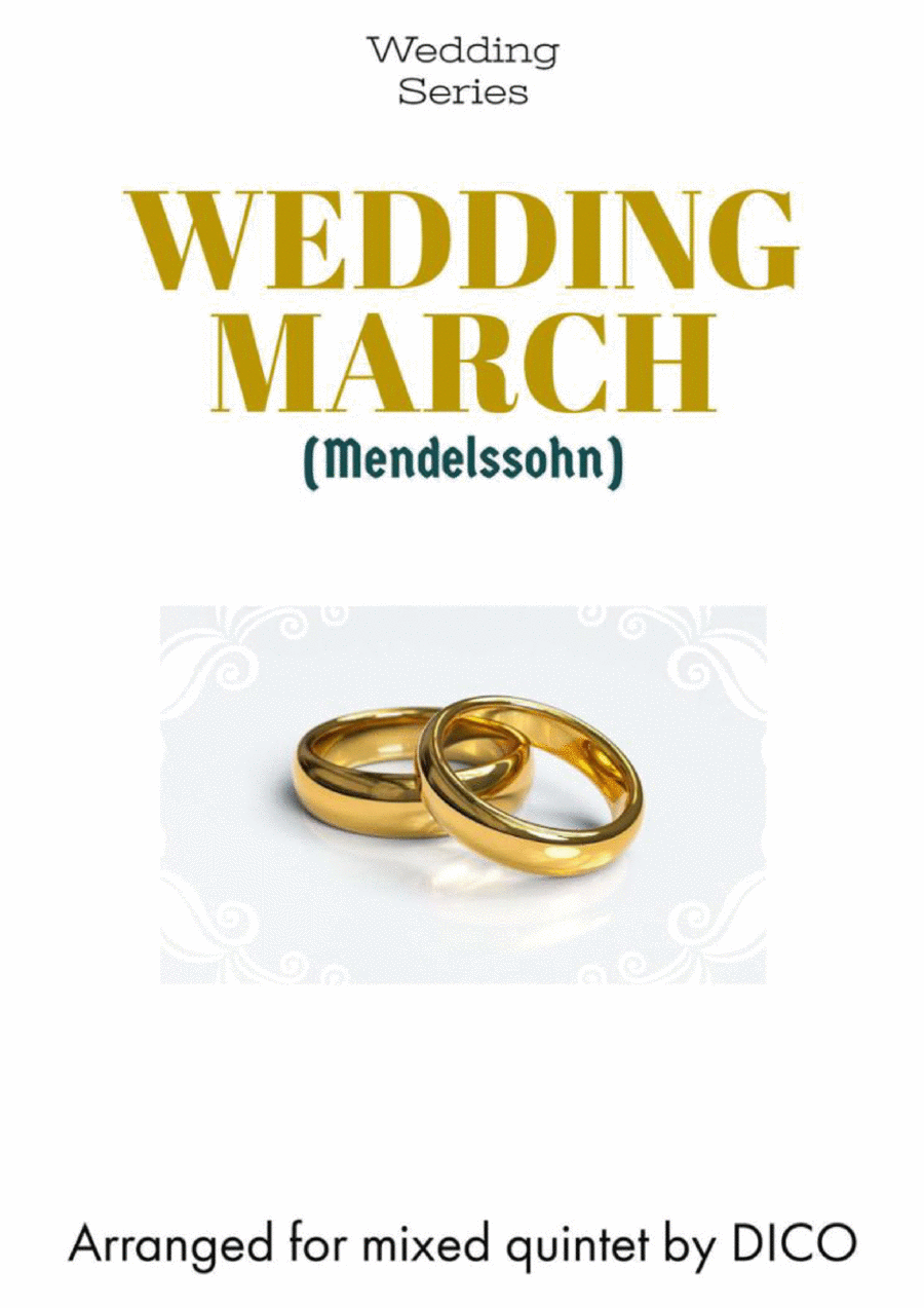 Wedding March (Mendelssohn) for quintet