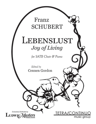 Book cover for Lebenslust for SATB Chorus and Piano