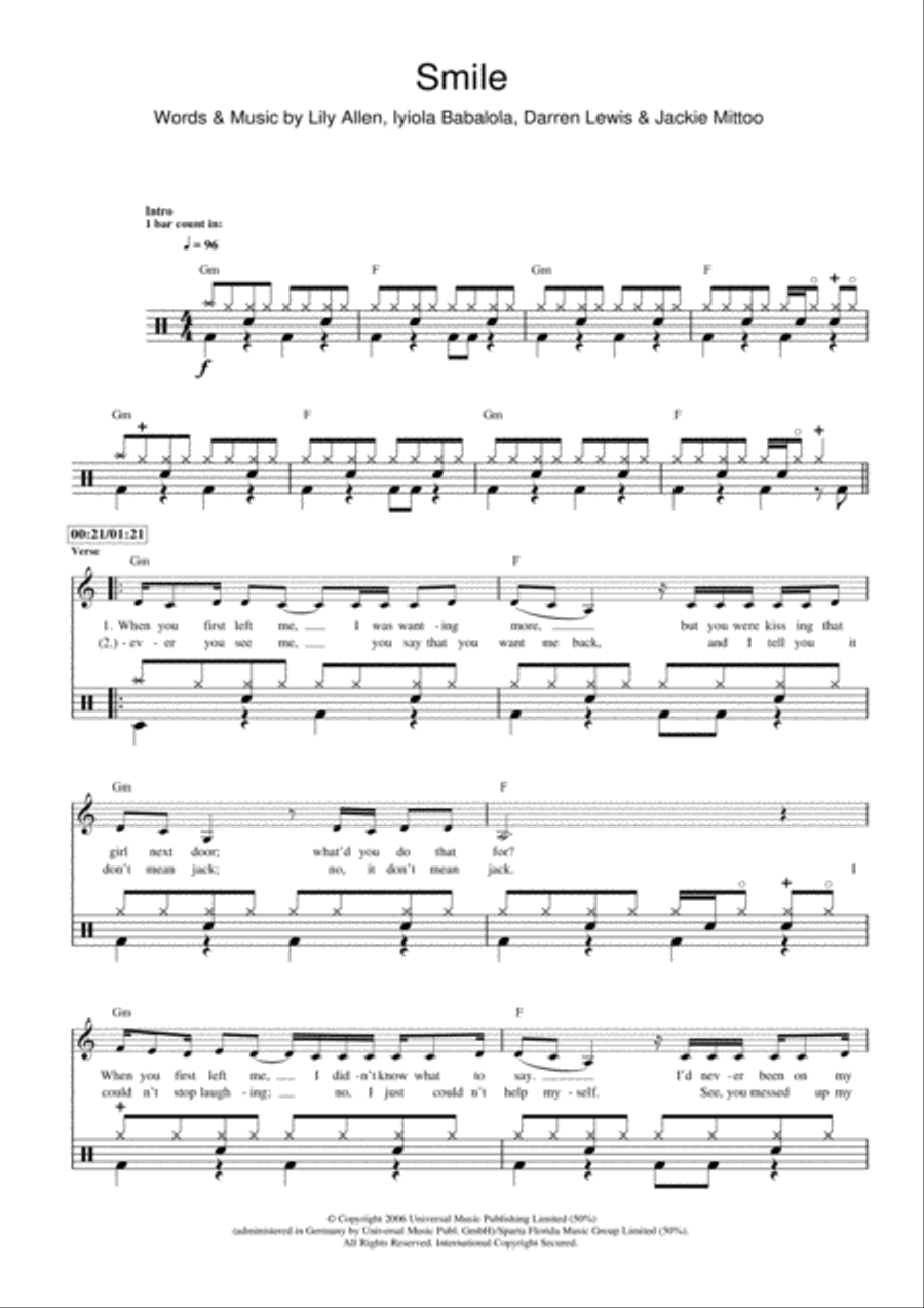 Smile Drums scores gallery preview page 1